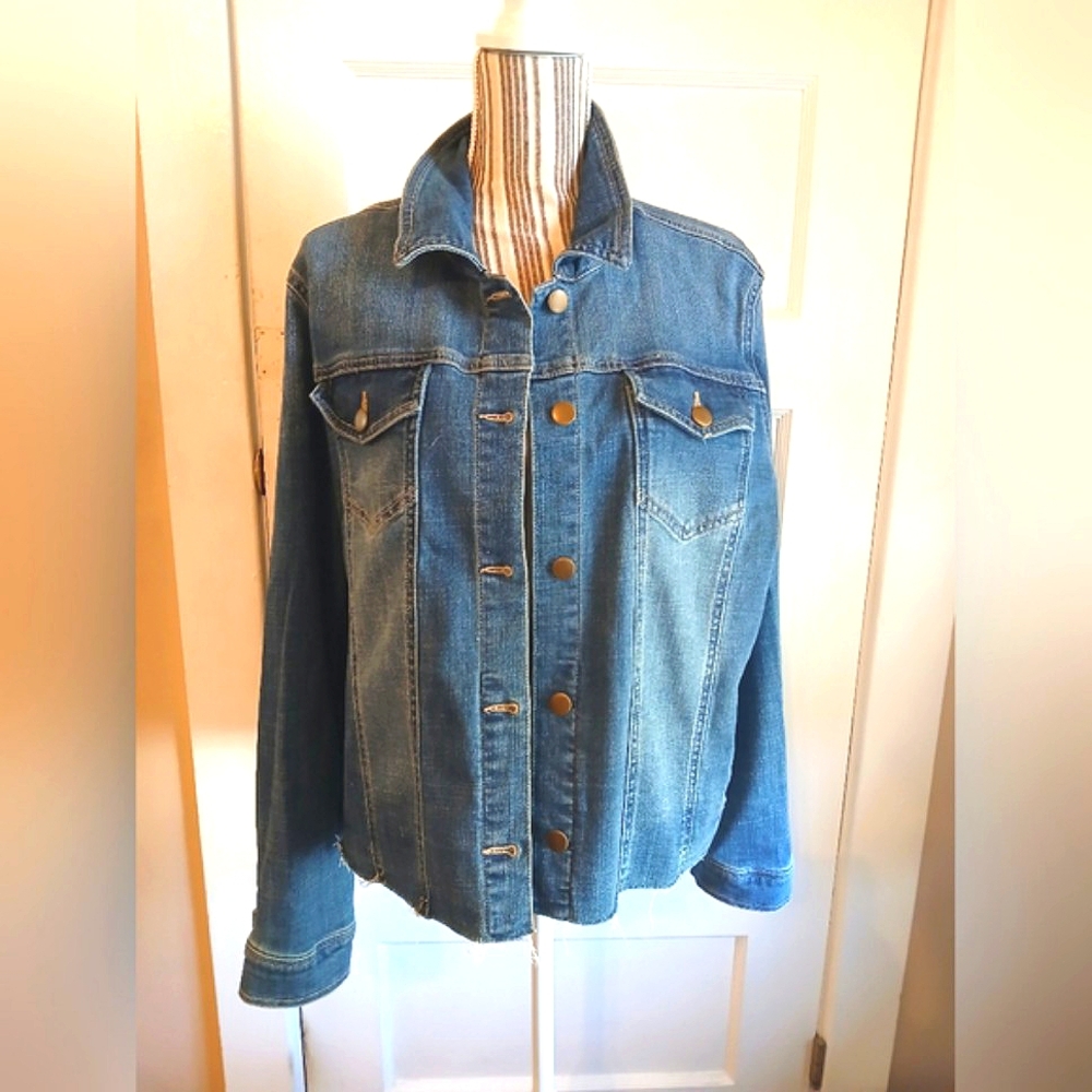 Westbound Fringe Denim jacket - xl